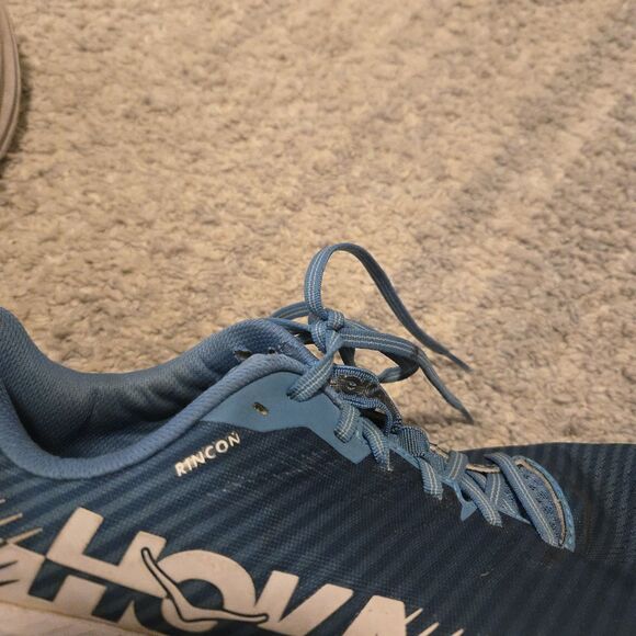 Hoka One One Rincon 2 Men’s Blue Moon/White Running Shoes 1110514 BMWH – Size 12 - Picture 7 of 11